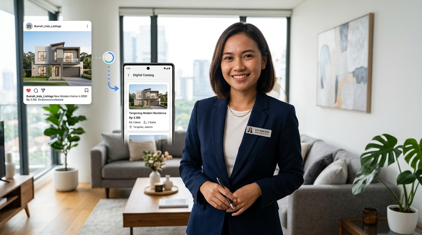 Cara Praktis Import Listing dari Instagram ke Website Katalog Properti dalam 5 Detik (Tanpa Ketik Ulang & Bebas Typo)